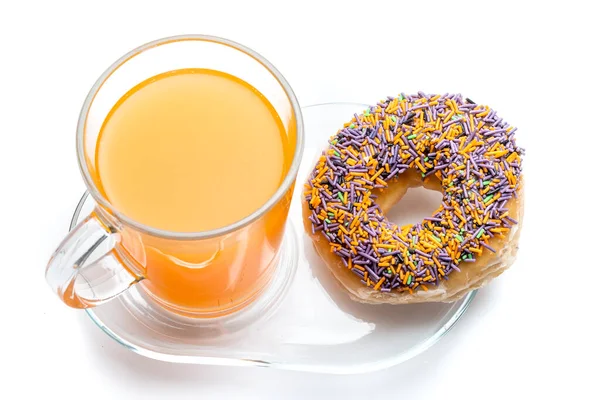 Donuts Set Isolated White Background You Get Different Type Donuts — Stock Photo, Image