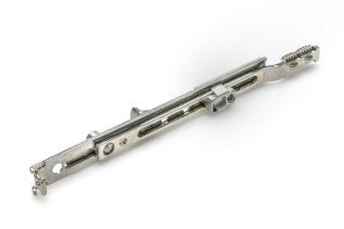 close-up of Accessories for plastic doors and plastic windows.