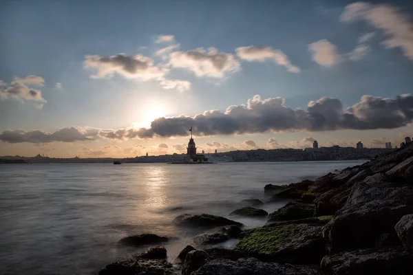 Bela Vista Cidade Trieste Itália — Fotografia de Stock