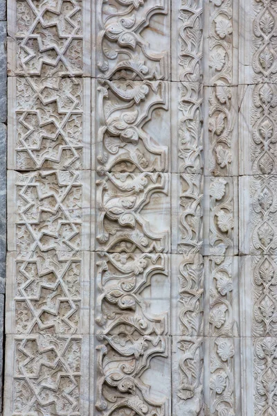 Detail Starého Okna Vzorem Starověké Osmanské Architektury — Stock fotografie