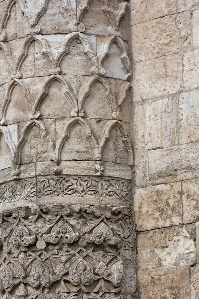 Antigua Muralla Piedra Ciudad Jerusalem — Foto de Stock