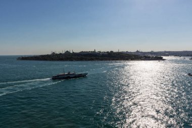 beautiful view of the Bosphorus strait