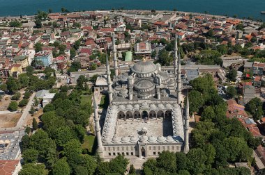 Istanbul, Turkey september, 2019: view of the Blue Mosque