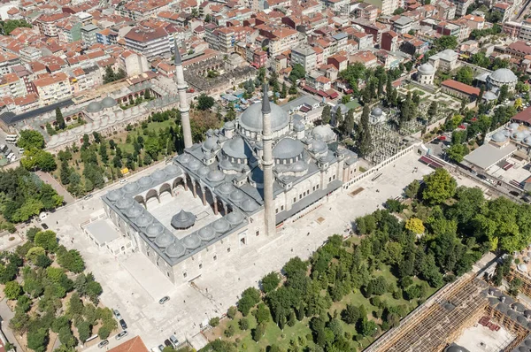 Aerial Drone View Suleymaniye Mosque Istanbul Turkey — Fotografia de Stock