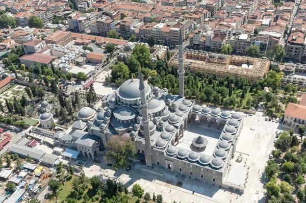Aerial Drone View Suleymaniye Mosque Istanbul Turkey — Fotografia de Stock