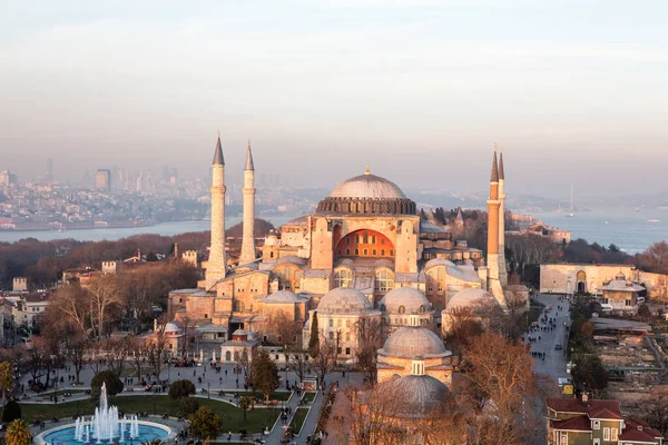 Hagia Sophia Officially Hagia Sophia Grand Mosque Istanbul Turkey — Stockfoto