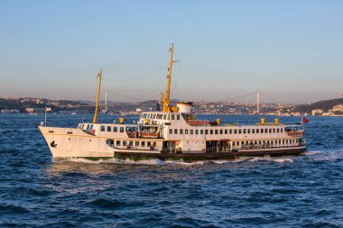 istanbul, turkey-July 3, 2018: view of the Bosphorus strait 