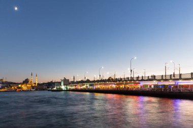 evening view of the city of Istanbul, Turkey