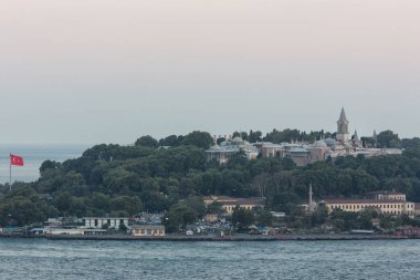 İstanbul 'un günbatımı manzarası, hindi