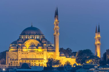 Eylül 2019: Süleyman Camii 'nin manzarası 