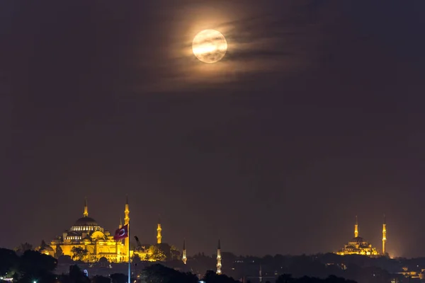 Hermosa Vista Ciudad Estambul — Foto de Stock