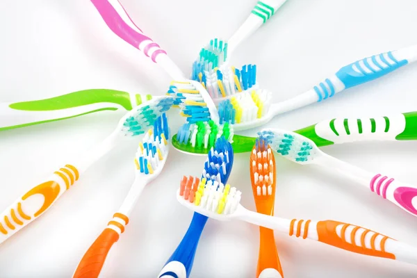 Toothbrush Blurred Background — Stock Photo, Image