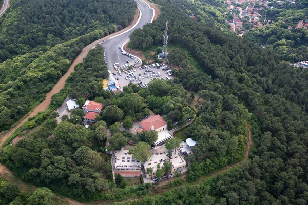 Vista Aérea Ciudad Del Casco Antiguo —  Fotos de Stock