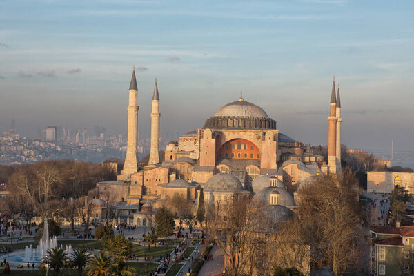 Hagia Sophia is officially the Hagia Sophia Grand Mosque in Istanbul, Turkey.