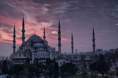 The Blue Mosque in Istanbul, also known by its official name, the Sultan Ahmed Mosque