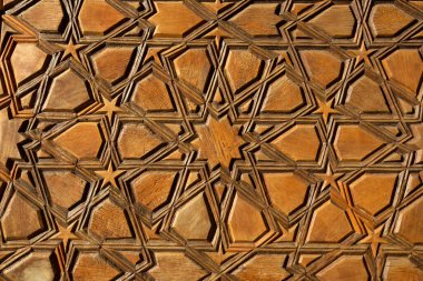 Eski ahşap bir kapı.