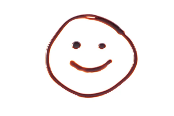 Smiley Face Smile White Background — стоковое фото