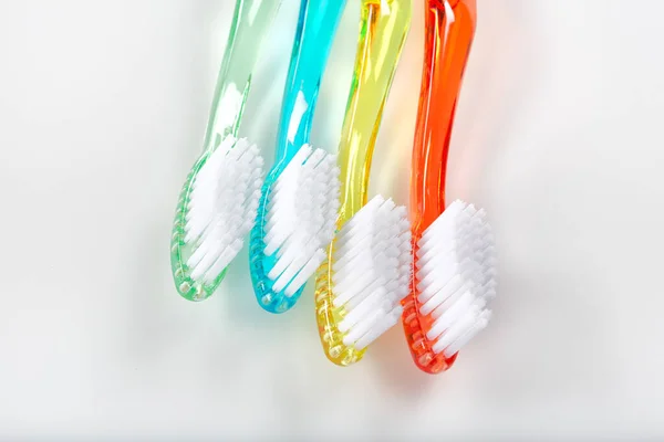 Colorful Toothbrush Isolated White Background — ストック写真