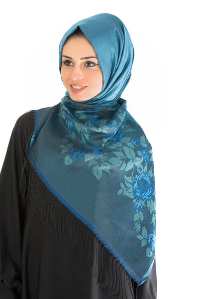 Belle Femme Musulmane Hijab — Photo