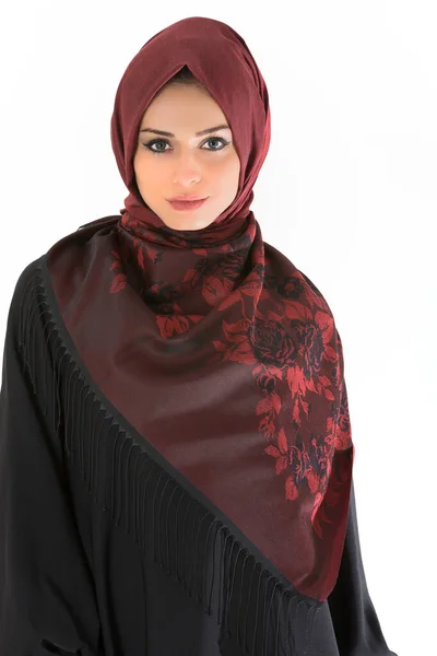 Belle Femme Musulmane Hijab — Photo