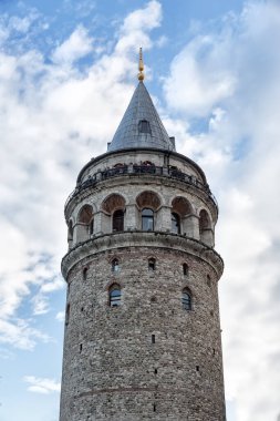 Galata tower of the old town 