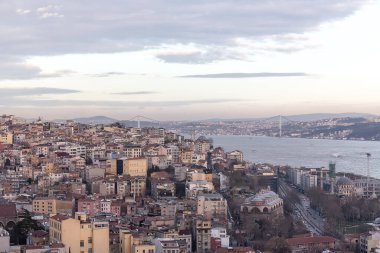 İstanbul 'un günbatımı manzarası, hindi