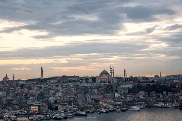 Panoramic View City Istanbul Galata Tower — Photo