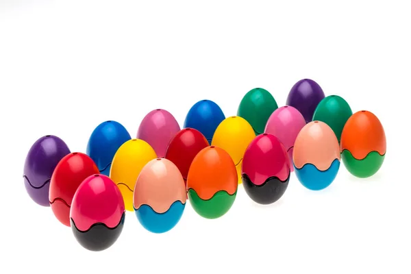 Non Toxic Washable Erasable Egg Shaped Kids Crayons Set Education — Stock Photo, Image