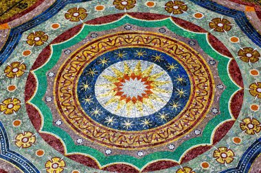 Istanbul, Turkey -August 1, 2017; Interior of Mosque