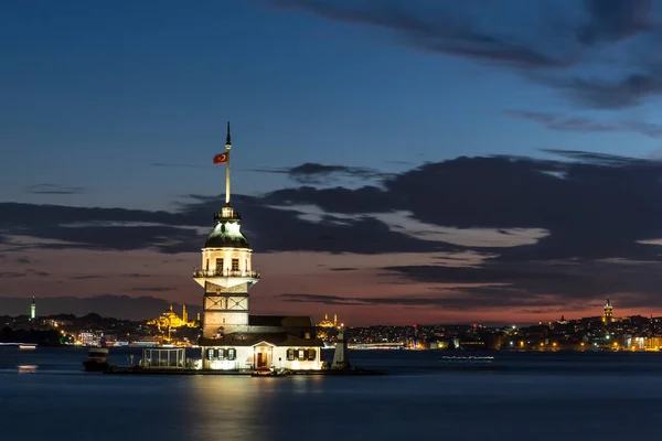 Torre Della Fanciulla Istanbul Turchia Kiz Kulesi Uskudar — Foto Stock