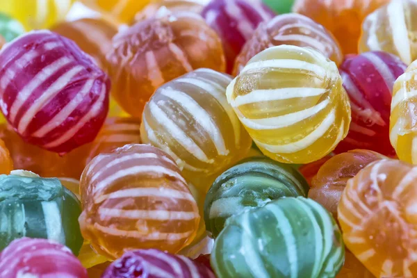 Colorful Candies White Background — Stock Photo, Image