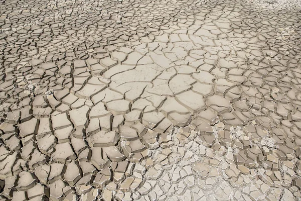 Terra Rachada Deserto — Fotografia de Stock