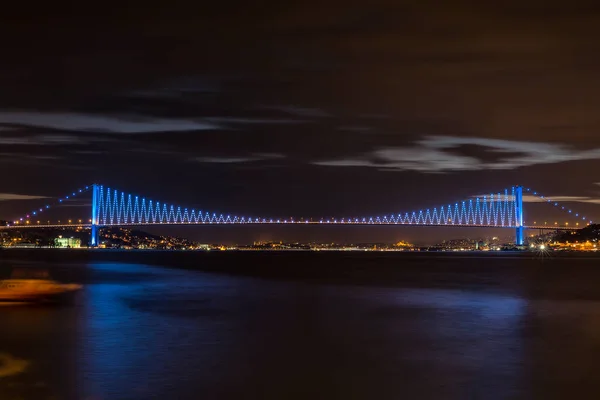 Pont Sur Rivière Dans Ville Istanbul Dinde — Photo