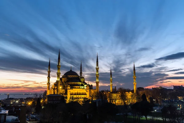 Stanbul Daki Mavi Cami Türkiye Sultanahmet Camii — Stok fotoğraf