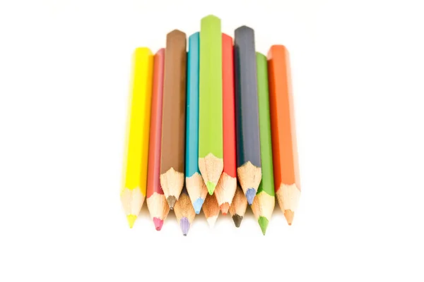 Crayon Couleurs Aucun Équipement Auxiliaire Pour Cours — Photo