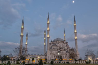 Sabanci Central Mosque or Sabanci-Merkez is a mosque located in the Turkish city of Adana, on the banks of the Seyhan River.