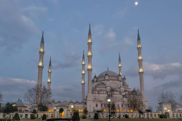 Sabanci Central Mosque Sabanci Merkez Mosque Located Turkish City Adana — Zdjęcie stockowe