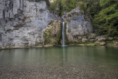 lake Forest ile güzel bir şelale