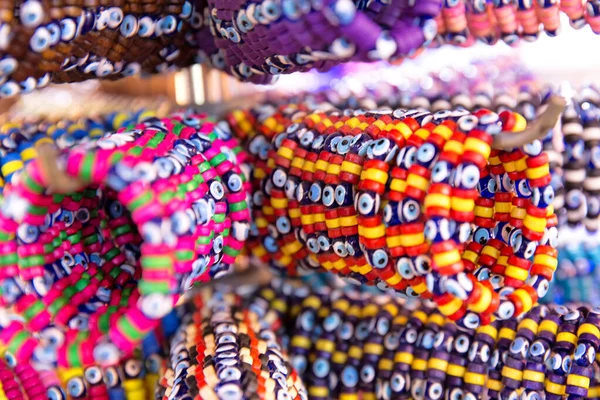 colorful beads for sale at the market