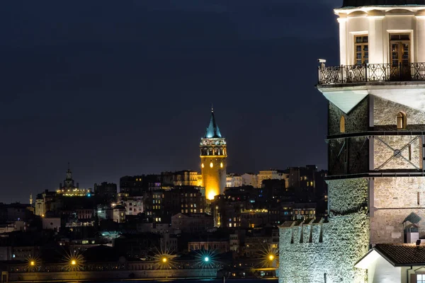 Beautiful View Maiden Tower Istanbul — ストック写真