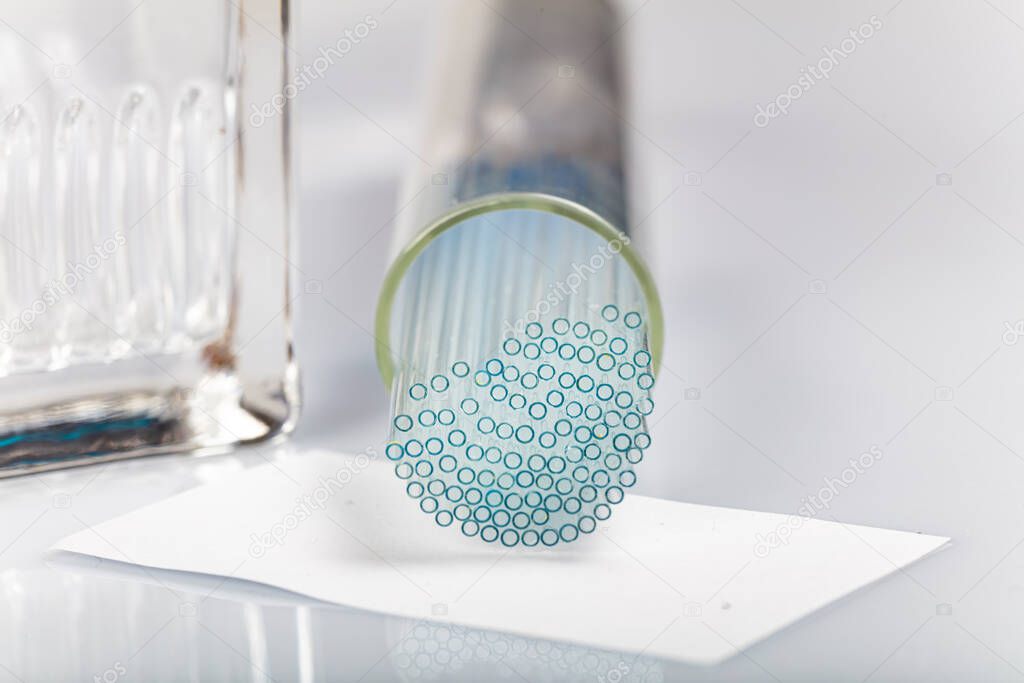 TLC equipments include, capillaries, silica gel, jar and compounds. Thin layer chromatography is used to separate components.