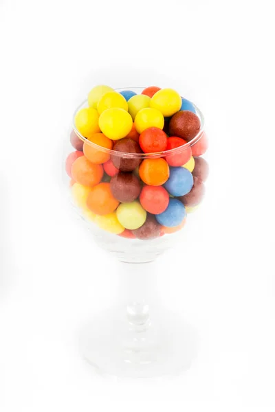 Caramelos Jalea Colores Sobre Fondo Blanco — Foto de Stock