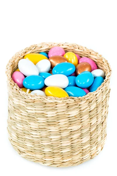 Bunte Glasur Bonbons Isoliert Auf Weißem Hintergrund — Stockfoto