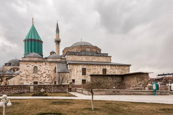 Mevlana Museum Museum Outstanding Persian Sufi Poet Jalaladdin Rumi Turkish — Stockfoto