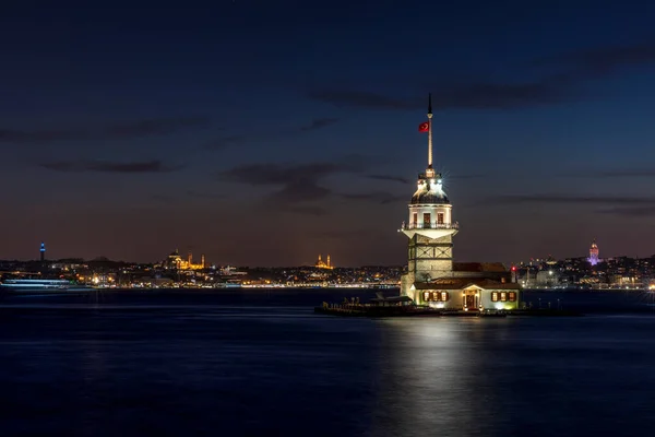 Torre Della Fanciulla Istanbul Turchia Kiz Kulesi Uskudar — Foto Stock