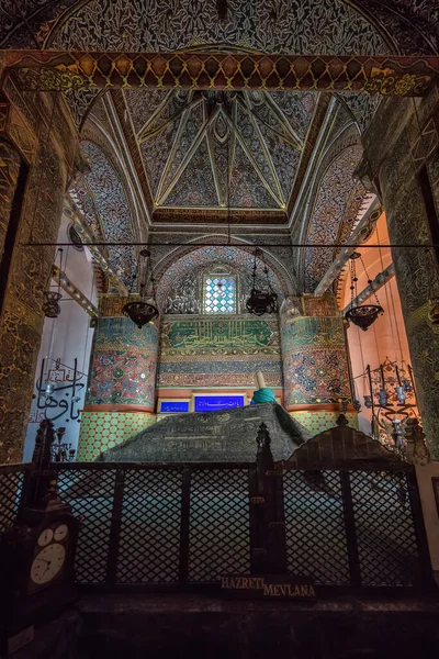 Konya Turecko Října 2017 Mevlana Muzeum Mešita Konye Turecko — Stock fotografie