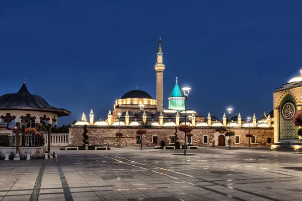 土耳其科尼亚的Mevlana清真寺和博物馆 — 图库照片