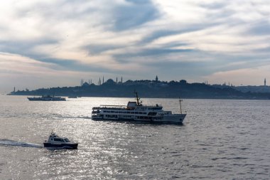 Yenikapi Port Istanbul, Turkey at Sunset 