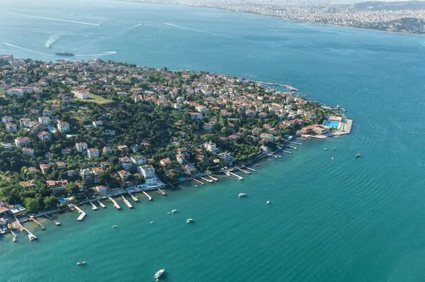 Vista Del Helicóptero Desde Las Islas Estambul Estambul Turquía —  Fotos de Stock