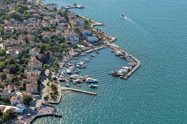 Veduta Dell Elicottero Dalle Isole Istanbul Istanbul Turchia — Foto Stock